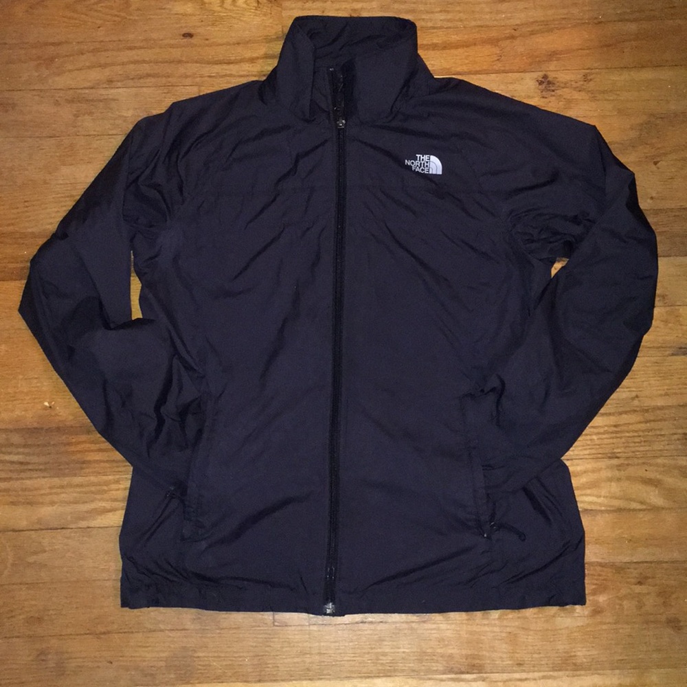 Women’s Black North Face windbreaker